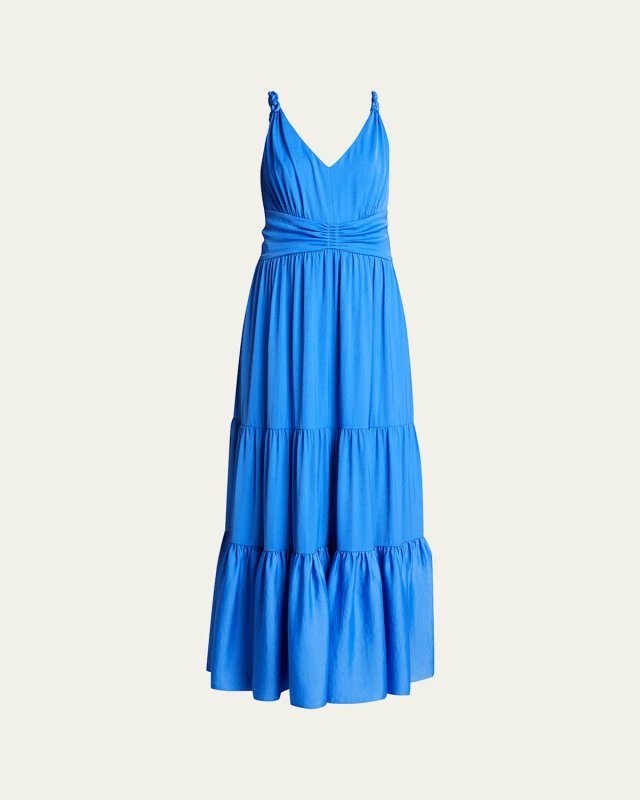 Remy V-Neck Tiered Maxi Dress